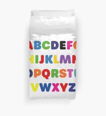 ABC Kinder Produkte / Alphabet Spiele Bettbezug