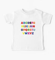 ABC one piece romper Baby Tee