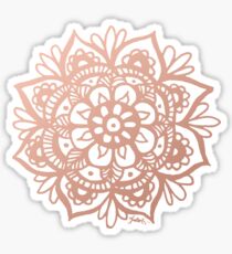 Rose Gold Mandala Sticker