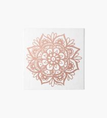 Rose Gold Mandala Art Board
