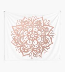 Rose Gold Mandala Wandbehang