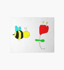 Bumble Bee in The Rose Art Board