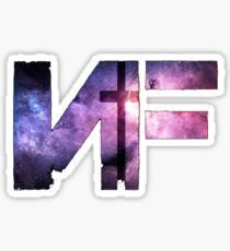 nf rapper galaxy logo Sticker