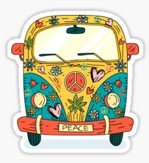 The hippie van. Sticker