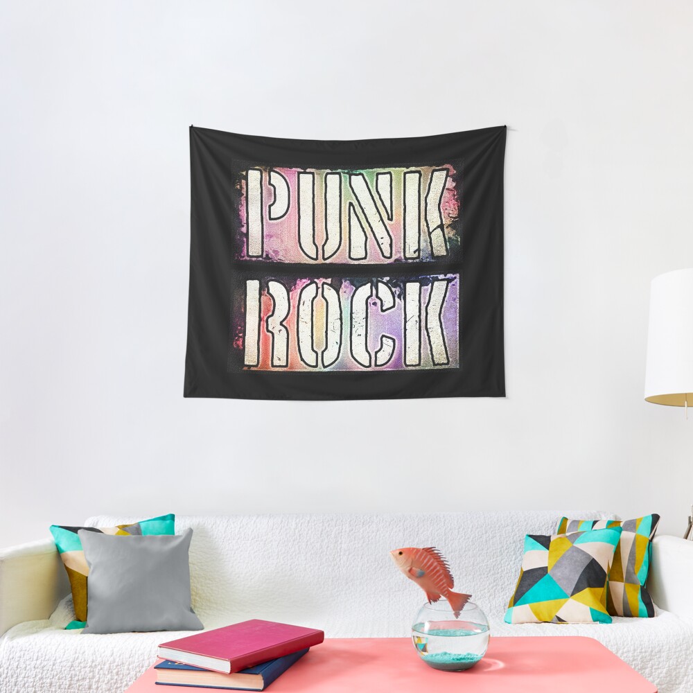 "PUNK ROCK" Wall Tapestry by BobbyG305 Redbubble