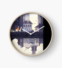 Through the quiet city Clock