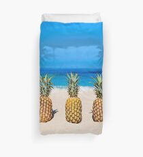 Vintage Pineapple Horizons Duvet Cover