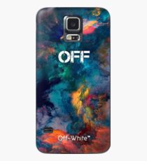 Galaxy Smoke Color Off White Case/Skin for Samsung Galaxy