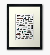 Sheffield Icons Framed Print