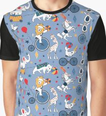 Circus Animals on Wheels Graphic T-Shirt