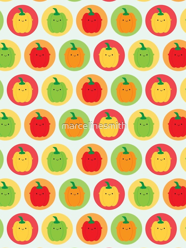 Kawaii Bell Peppers by marcelinesmith
