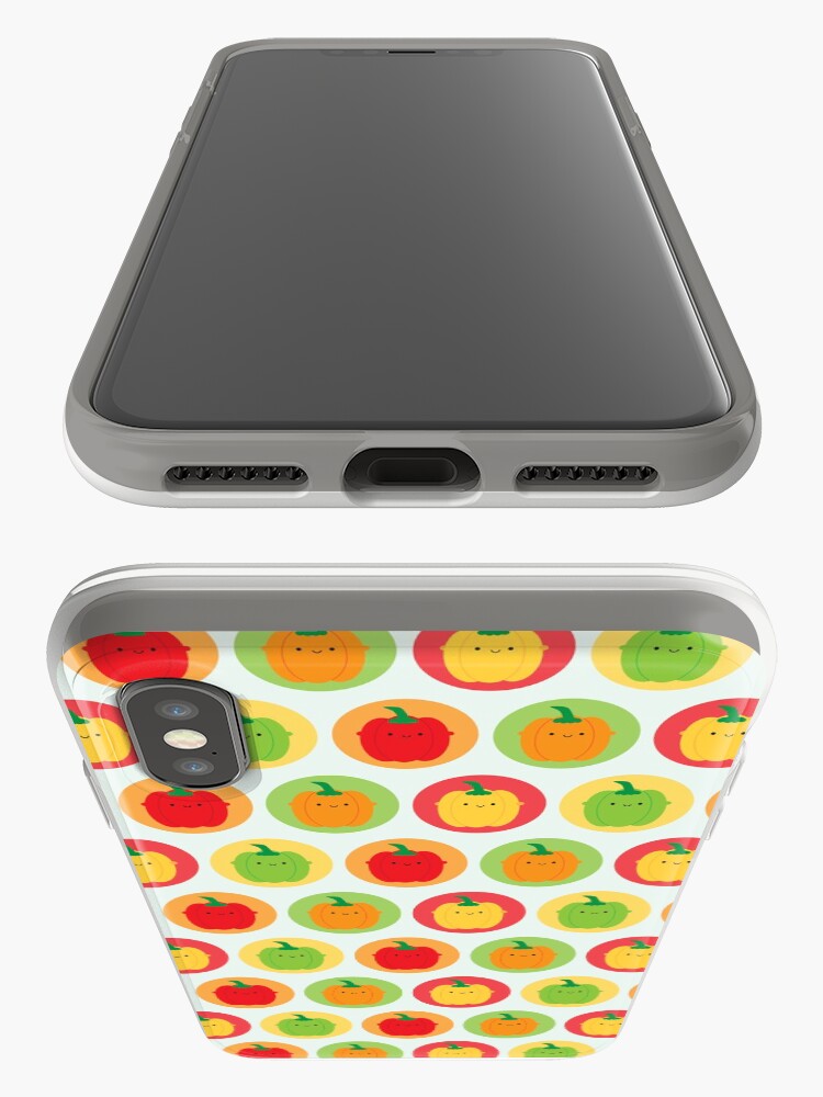 Alternate view of Kawaii Bell Peppers iPhone Case & Cover