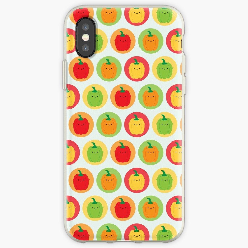 Kawaii Bell Peppers iPhone Case & Cover