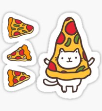 Cute pizza pattern. Sticker