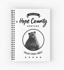 Welcome To Hope County - Cheeseburger Spiral Notebook