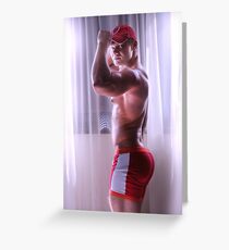 Red Pants Greeting Card
