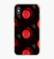 Red traffic light iPhone Case