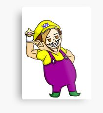 Wario Metal Print