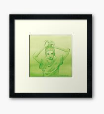 sports preparation Framed Print