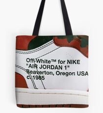 Off White for Nike Air jordan 1 Tote Bag