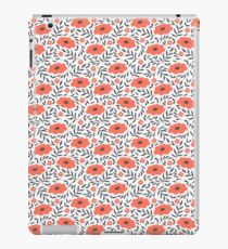 Red and Black Poppy Print iPad Case/Skin
