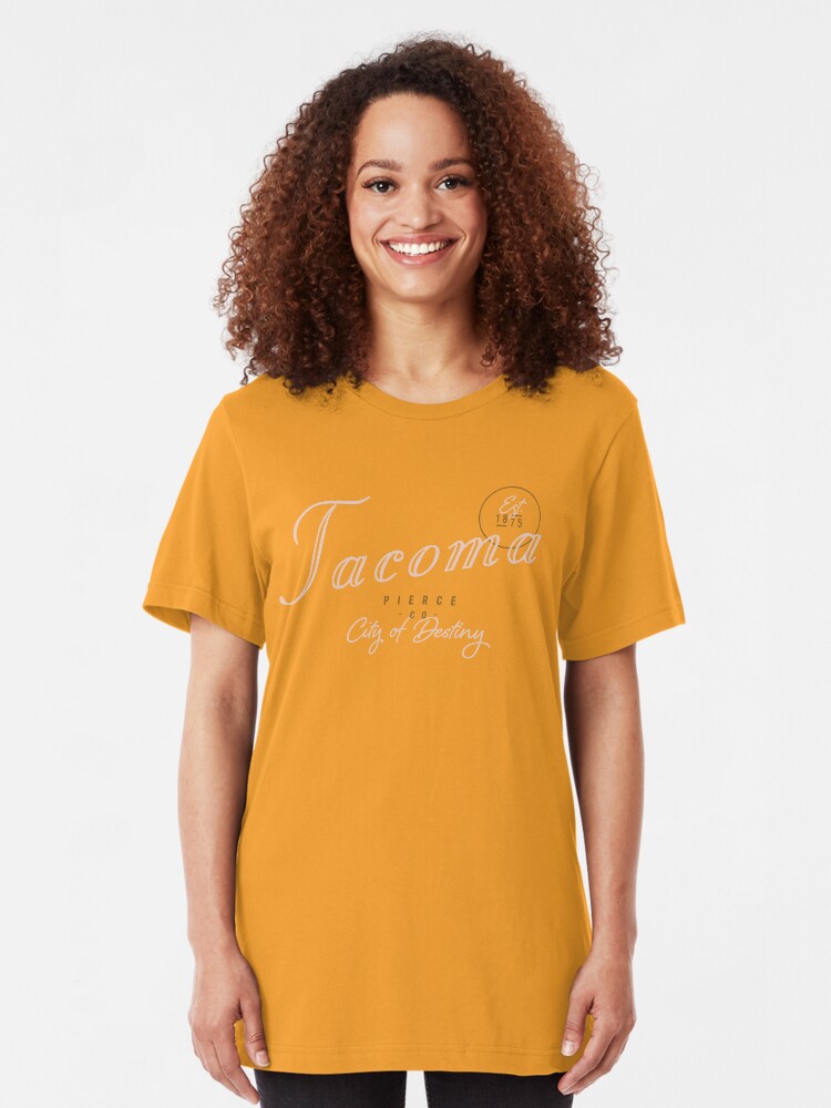 Alternate view of Tacoma, WA Slim Fit T-Shirt