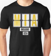 MIA - Miami Airport Code Souvenir or Gift Shirt Unisex T-Shirt