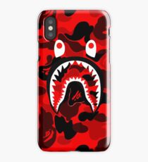 red bape iPhone Case