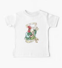 Alan-A-Dale Rooster : OO-De-Lally Golly What A Day Tattoo Watercolor Painting Robin Hood Baby Tee