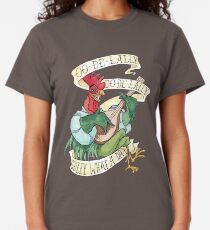 Alan-A-Dale Rooster : OO-De-Lally Golly What A Day Tattoo Watercolor Painting Robin Hood Classic T-Shirt