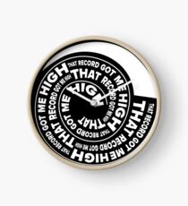 That Record Got Me High Podcast Logo Clock