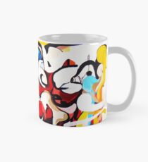 Expressive Abstract People Music Composition painting Classic Mug