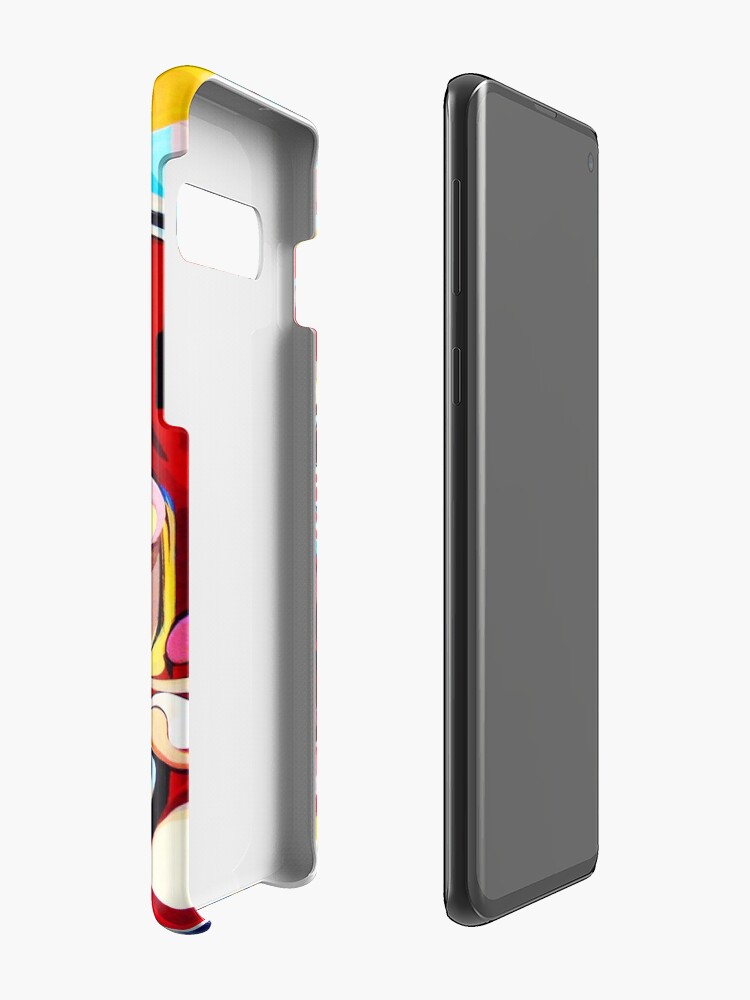 Alternate view of Expressive Abstract People Music Composition painting Case & Skin for Samsung Galaxy