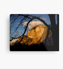 Half Dome Alpine Glow Metal Print