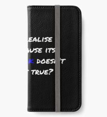 Funny Facebook Quote iPhone Wallet/Case/Skin