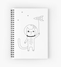Space Cat Spiral Notebook