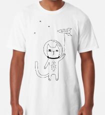 Space Cat Long T-Shirt