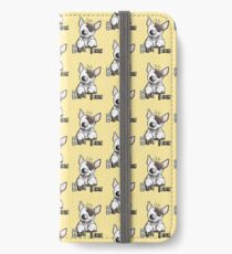 Funny Bull Terrier Comic - Dog - Dogs - Cartoon - Funny - Gift iPhone Wallet/Case/Skin