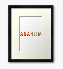Anaheim Framed Print