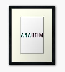 Anaheim Framed Print