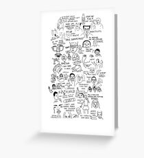 vine compilation (this is the old version, find new version on my page) Greeting Card
