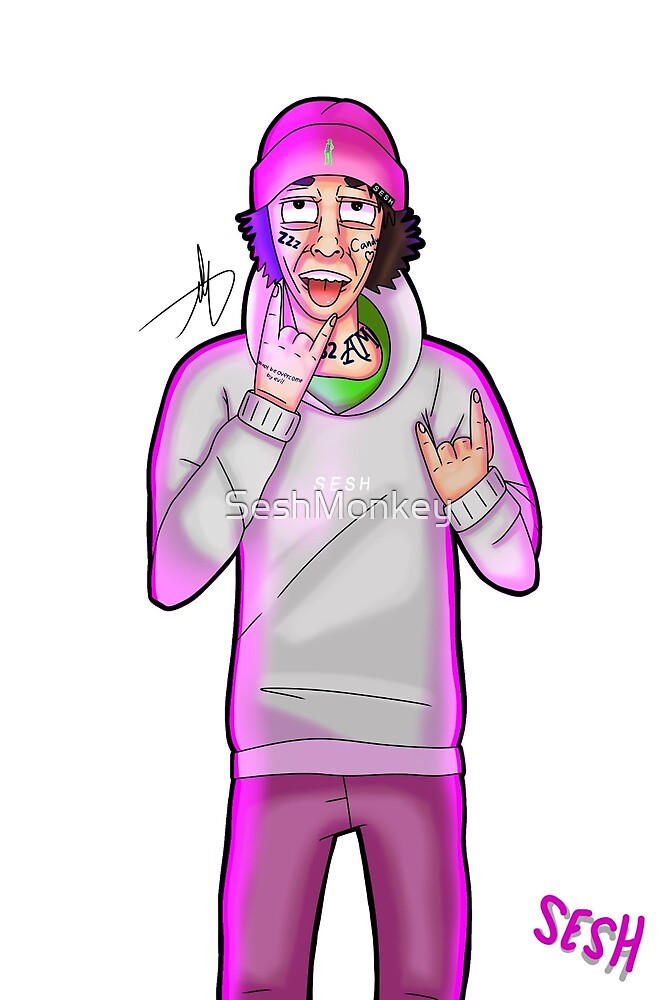 "LIL XAN / CARTOON " by SeshMonkey | Redbubble