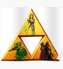 Triforce - The Legend Of Zelda Poster