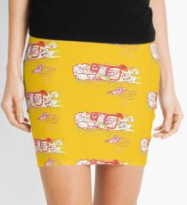 DOODLEART KIWI Mini Skirt