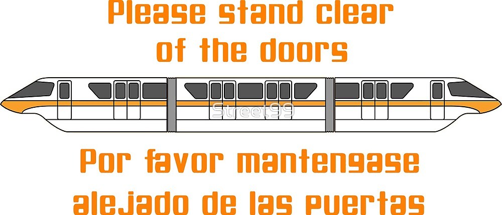 Please Stand Clear Of The Doors By Street99 Redbubble