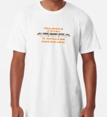 Camiseta larga Por favor deje libre el acceso a las puertas