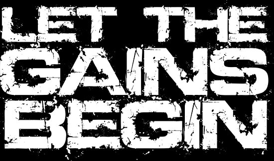 let the gains begin t shirt