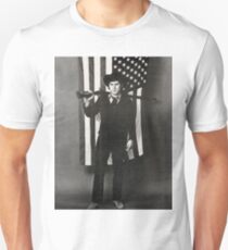 Phil Ochs Amerikanische Flagge Unisex T-Shirt