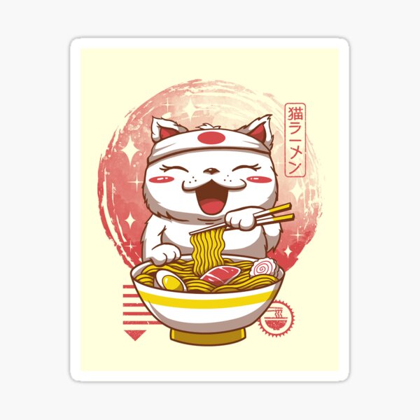 Neko Ramen Sticker