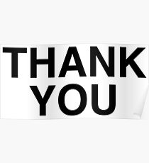 THANK YOU Poster